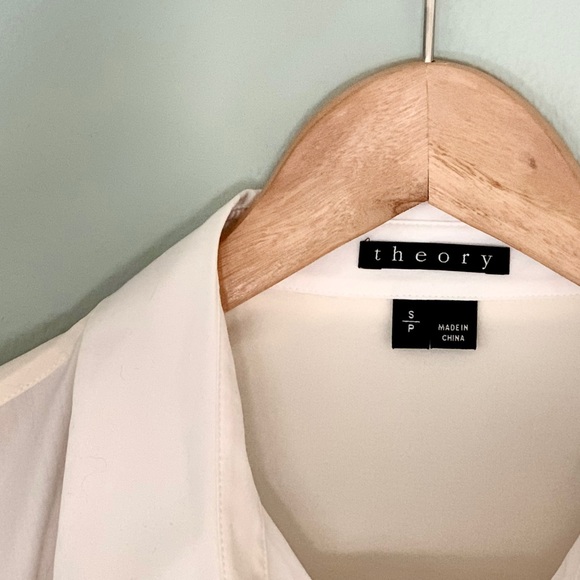 Theory Tops - Theory Silk + Cotton Blouse | S